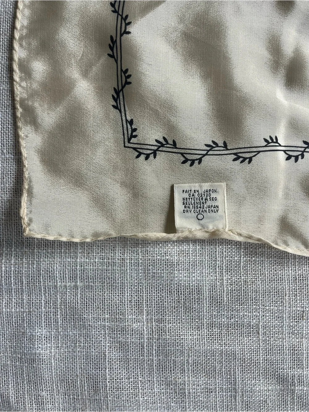 Vtg Silk Bandana